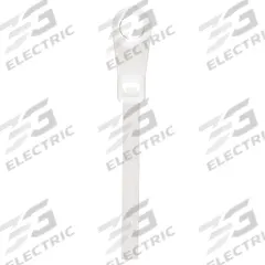GRAINGER Cable Tie: 8 in Nominal Lg, 1 13/16 in Nominal Max. Bundle Dia., 0.19 in Wd, Std, 100 PK (MPN 36J190). Key specifications — Screw Mount Hole Size: #10; Color: Natural; Brand: GRAINGER.