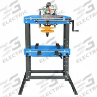 BAILEIGH Hydraulic Press: Manual, H-Frame, 15 ton (MPN HSP-15A). Key specifications — attr1088151: BAILEIGH INDUSTRIAL.
