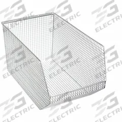 QUANTUM STORAGE SYSTEMS Hang and Stack Bin: 11 in x 18 1/2 in x 10 1/4 in, Silver, Stacking Capable (MPN QMB560C). Key specifications — Electrostatic Discharge: Not Electrostatic Discharge Conductive; Brand: QUANTUM STORAGE SYSTEMS; % Recycled Content: 0%.