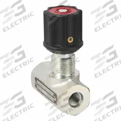 ENERPAC Hydraulic Flow Control Valve: 10 gpm Max Flow Rate, #4 SAE O-Ring Boss, #4 SAE O-Ring Boss (MPN VFC1). Key specifications — attr1018158: Manual; attr1018114: Rotary Knob; attr1018116: Steel; attr1018117: ENERPAC.