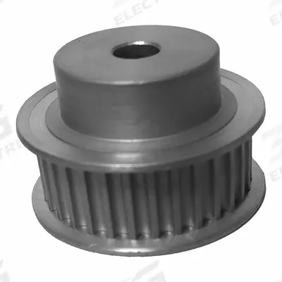 Dayton Timing Pulley: Curvilinear, Fixed, For 9 mm Belt Wd, 34 Teeth, 3 mm Pitch - HTD Section Fixed-Bore Timing Pulleys with Hub