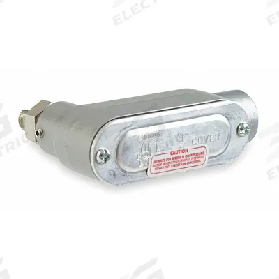 Dwyer Pressure Transmitter: 0 psi to 150 psi, 4 to 20mA DC, Screw Terminals - Pressure Transmitters with Conduit Connection