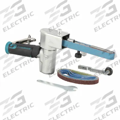 DYNABRADE Air Belt Sander Kit: 1/2 in Belt Wd, 12 in Belt Lg, Pivoting Arm, Heavy Duty - Belt Sander Kits