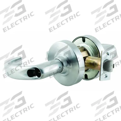SCHLAGE Door Lockset: Office Lever Locksets, Chrome