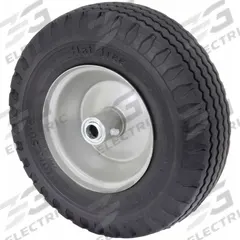 MARASTAR Flat-Free Wheel: 12 7/16 in Wheel Dia., 1 7/8 in Wheel Wd, Polyurethane, 4 1/2 in Hub Lg (MPN 00145). Key specifications — Brand: MARASTAR; Tire Sidewall Number: 4.10/3.50-6.