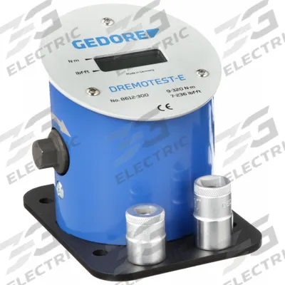 GEDORE Electronic Torque Tester: 1/2 in/1/4 in/1 in/3/4 in/3/8 in Drive Size - Bench-Mount Torque Testers