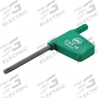 WIHA Torx Key: 1 Tips, Torx, Std End, T8 Tip Size, Short, Alloy Steel, Black Oxide, 10 PK (MPN 37058). Key specifications — attr1205415: WIHA; attr1205419: Black Oxide.