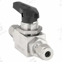 HAM-LET Manual Two-Way Ball Valve: 1/4 in, 316 Stainless Steel, Straight, Sweat x Sweat, Three-Piece (MPN H-6800-SS-L-1/4-CSS). Key specifications — Brand: HAM-LET; Handle: Wedge.