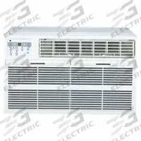 PERFECT AIRE Through-the-Wall Air Conditioner: 400 sq ft – 450 sq ft, 115V AC, 10,000 BtuH, 5-15P (MPN 7PATW10000). Key specifications — Brand: PERFECT AIRE; Voltage: 115V AC; CEER Rating: 10.6; NEMA Plug Configuration: 5-15P; Special Features_Broad: Remote Control.