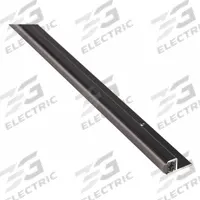NATIONAL GUARD Door Weatherstripping: Flat Insert, 4 ft Lg, 1 1/4 in Wd, 1 1/4 in Ht (MPN 159MDKB-48). Key specifications — Insert Material: Vinyl; Flange Material: Aluminum; Brand: NATIONAL GUARD.