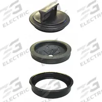KISSLER Splash Guard Kit: 3 1/2 in Overall Dia, 1/2 in Overall Lg, 1 3/4 in Overall Ht, Rubber (MPN 59-1460). Key specifications — attr926862: KISSLER; attr926863: Black; attr926865: Rubber; attr935038: Diaphragm; attr926861: 59-1460; attr926867: Splash Guard Kit.