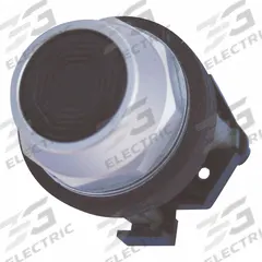 EATON Flush Push Button Operator: Non-Illuminated, Flush Profile, Metallic, 30 mm, 2NO/2NC (MPN HT8AAHF1Q1). Key specifications — Brand: EATON; Action: Momentary; Series: HT800; Push Button Material Type: Metallic.