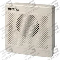 PATLITE Audible Alarm: Tone Sound, 7 W Watt, 220V AC, Indoor/Outdoor, BKV-31QF-J. Key specifications — Brand: PATLITE; Color: Light Gray; Operating Voltage: 220V AC.