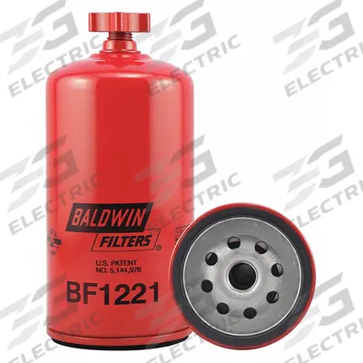 BALDWIN FILTERS Fuel Filter: Spin-On, 3 1/16 in Outside Dia, M16-1.50 Thread Size, Cellulose - Spin-On Fuel Filters