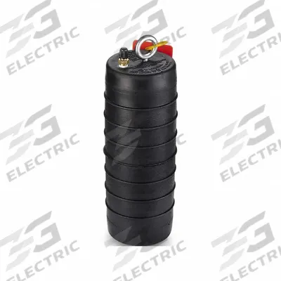 CHERNE Test-Ball Pipe Plug: For 4 in – 6 in Pipe, Ring and Chain Tether - Standard Multi-Size Plugs