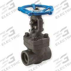 SHARPE Gate Valve: 1 1/4 in, Forged Steel, Rising, Socket x Socket, 1,975 psi CWP, Wheel (MPN 4371003480). Key specifications — Wedge Material: 410 Stainless Steel; Brand: SHARPE; Bonnet Material: Forged Steel.
