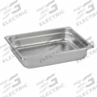 SPRING USA Food Pan: Half Size, Rectangular, 1.8 ga Gauge, 4.25 qt Capacity, 12 7/8 in Overall Lg (MPN 522-66/12). Key specifications — Brand: SPRING USA; Dishwasher Safe: Yes; NSF Certified: No; Product Type: Food Pan; Manufacturer Part Number: 522-66/12.