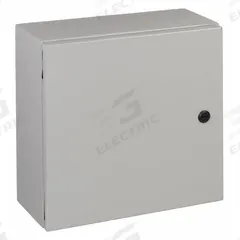 WIEGMANN Enclosure: Steel, 16 in x 16 in x 6 in, NEMA 12/13/3R/4, Solid Cover, Hinged (MPN N412161606C). Key specifications — Closure Method: 1/4-Turn Latch; Brand: WIEGMANN; Knockouts: Not Included.