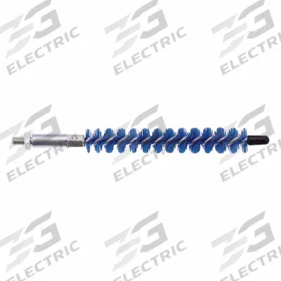 GOODWAY Tube Brush: Threaded Connection, Nylon, 3/4 in to 3/4 in, 1/4"-28 Male - Brushes for Heat Exchanger Cleaning Equipment