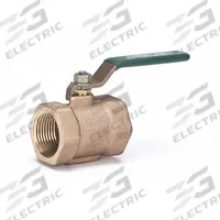 MILWAUKEE VALVE Butterfly Disc Valve: 3/8 in Pipe Size, NPT, 175 psi Max. Pressure (CWP), Bronze (MPN BB2-100-3/8). Key specifications — Brand: MILWAUKEE VALVE; Handle Type: Lever.