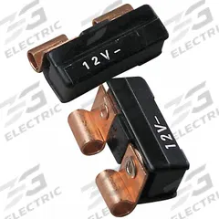 Automotive Circuit Breaker: CBF, 12V DC, 1 kA at 12V DC, Blade (MPN CBF-30). Key specifications — Series: CBF; Voltage: 12V DC; Interrupt Rating: 1 kA at 12V DC; Terminal Connection: Blade; Circuit Breaker Type: Glass Tube Style Circuit Breaker; Brand: BUSSMANN.