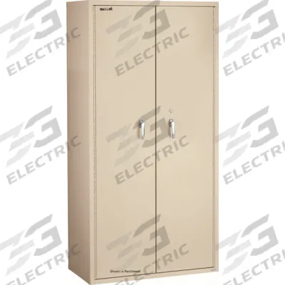 FIREKING Fire-Rated Storage Cabinet: Parchment, Gypsum, 72 in Overall Ht, 36 in Overall Wd - Fire-Resistant Storage Cabinets