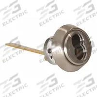 BEST Lockset Cylinder: Rim, Interchangeable Core, Chrome (MPN 12E62S2RP626). Key specifications — Brand: BEST; Lock Assembly Type: Rim; Cylinder Core Type: Interchangeable Core Cylinder; Includes: Ring; Number of Pins: 6.