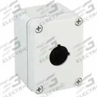 WIEGMANN Push Button Enclosure: 30mm, 1 Holes, Non-Metallic, NEMA 4X (MPN HW-PN4X1PB). Key specifications — attr211299: WIEGMANN; attr1043605: Washdown-Corrosion-Resistant.