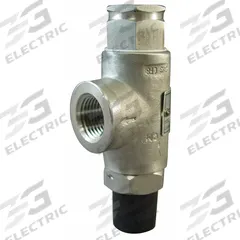 KUNKLE VALVE Safety Relief Valve: FNPT x MNPT, 1/2 in x 1/2 in, Stainless Steel, -60°F to 406°F (MPN 0140-C01-ME0300). Key specifications — Brand: KUNKLE VALVE.