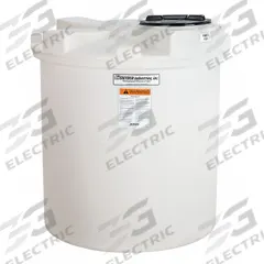SNYDER INDUSTRIES Storage Tank: Single Wall, Vertical, 275 gal, Closed Top, 3/16 in Wall Thick, HDPE (MPN 5740100N97206). Key specifications — Construction Material: HDPE; Brand: SNYDER INDUSTRIES.