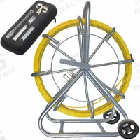 ELECTRIDUCT Cable Rodder: 750 ft Lg, Round, Reel Stand Case (MPN TL-BJT-CR12-7500W+TIP-KIT). Key specifications — attr380234: ELECTRIDUCT; attr380237: Reel Stand.
