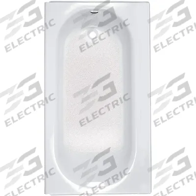 AMERICAN STANDARD Recess Bath: Left Drain Location, 14 in Overall Ht, 60 in Overall Lg - Alcove Bathtubs