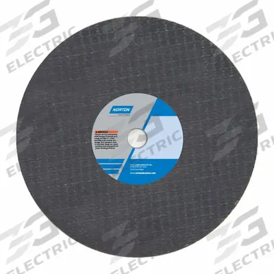 NORTON Cutoff Wheels: Type 1, 6" x 1/16" x 1/2" - Reinforced Toolroom Cut-Off Wheels