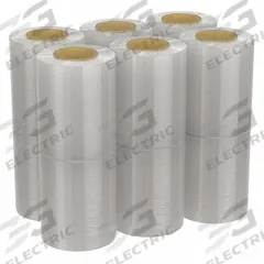 GOODWRAPPERS Stretch Wrap Film: 120 ga Gauge, 5 in Overall Wd, 650 ft Overall Lg, Clear, 12 PK (MPN 36TV24). Key specifications — Brand: GOODWRAPPERS; Color: Clear.