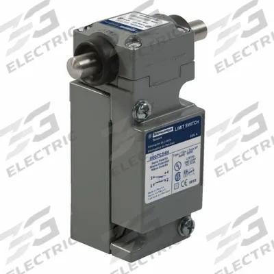 TELEMECANIQUE SENSORS Plug-In Limit Switch: Plunger Actuator, Metallic, Plunger - Side-Mount Plunger Limit Switches