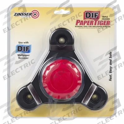 ZINSSER Wallpaper Removal Scoring Tool: Wallpaper Removal Scoring Tool, 4 in Lg - Wallpaper Perforators