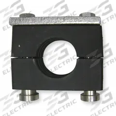 BEHRINGER PIPE SYSTEMS Vibration-Dampening Beta Clamp: Ribbed Bore, Steel Clamp, For 1 Lines (MPN R8H62125-PP)