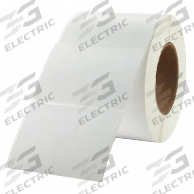 APPROVED VENDOR Printer Label: 4 in Label Wd, 3 in Label Ht, White, 3 in Core Dia. - Industrial Thermal Transfer Labels