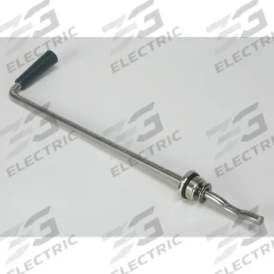 T&S BRASS Twist Waste Valve Handle Assembly: Stainless Steel, 3 in Overall Ht - Replacement Parts for Sink Drains