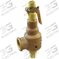 KUNKLE VALVE Safety Relief Valve: MNPT x FNPT, 3/4 in x 1 in, Bronze, 314 psi Max. Op Pressure (MPN 6010EDV01AKM0150). Key specifications — Brand: KUNKLE VALVE.