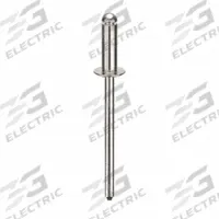 Blind Rivet,1.471" L,0.122" dia,PK500: Inch, 1 15/32 in Overall Lg, 3/8 in Body Lg, Open End, 500 PK (MPN Ad44BS201). Key specifications — Brand: POP AVDEL.