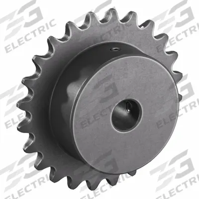 TRITAN Roller Chain Sprocket: 35, For 3/8 in Chain Pitch, 1/2 in Bore Dia, 24 Teeth - Size 35 Fixed-Bore Roller Chain Sprockets