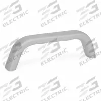 JW WINCO Pull Handle: Threaded Holes, Stainless Steel, Silver, 0.55 in, 3.88 in Grip Lg (MPN 328.5-120-A-GS). Key specifications — Screw Size: M6; Brand: JW WINCO; Color: Silver.
