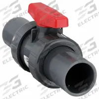 SPEARS Manual Two-Way Ball Valve: 2 in, PVC, Straight, Socket x Socket, 235 psi Max. Pressure (CWP) (MPN 3622R-020). Key specifications — attr1008170: SPEARS; attr1017899: Tee.