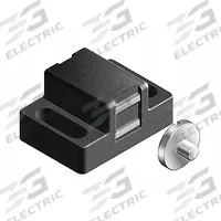 Magnetic Catch: 28 mm x 40 mm x 40 mm, 10 Series/15 Series/20 Series/30 Series/40 Series/45 Series (MPN 093040). Key specifications — Brand: FATH INC.; Latch Type: Magnetic; Material: Polyamide; Product Type: Magnetic Catch; Finish: Unfinished; Includes Fasteners: No; System of Measurement: Metric; For Extrusion Profile Type: Single.