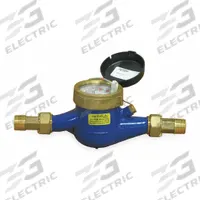 PULSAFEEDER Mechanical Flowmeter: Water Meter, Water, Brass, 3/4 in NPT, 3/4 in Connection Size, NPT (MPN MTR103-G). Key specifications — Brand: PULSAFEEDER; Display Type: Analog; Seal Material: Natural Rubber; Unit Of Measure: Gallons; Accuracy: +/-1.5%; Max. Voltage: 24V DC; Mounting Orientation: Universal.