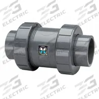 HAYWARD Check Valve: Ball, Inline Valve Body, PVC, 4 in Pipe Size, FNPT x FNPT, For Water Media, Std (MPN TC1400T). Key specifications — Ball Material: PVC; Brand: HAYWARD.