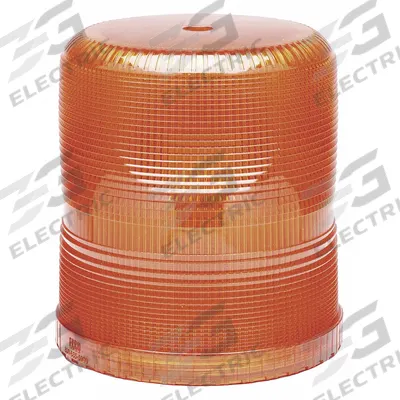 ECCO Replacement Lens: Round, Beacon Light, 6 in Ht - Vehicle Lighting, Polycarbonate - Round Replacement Lenses