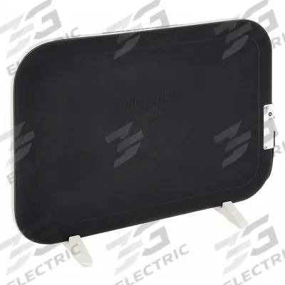 SENGOKU Portable Electric Heater: 150W, Mechanical Controls/Overheat Protection - Portable Flat Panel Electric Office Heaters
