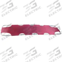 MEDSOURCE Folding Stretcher: Folding Stretcher, 350 lb Wt Capacity - Max, 73 in L x 18 in W, Buckle (MPN MS-EFS123). Key specifications — Frame Material: Aluminum; Strap Material: Polypropylene; Brand: MEDSOURCE; Color: Red; Ability to Fold: Foldable.